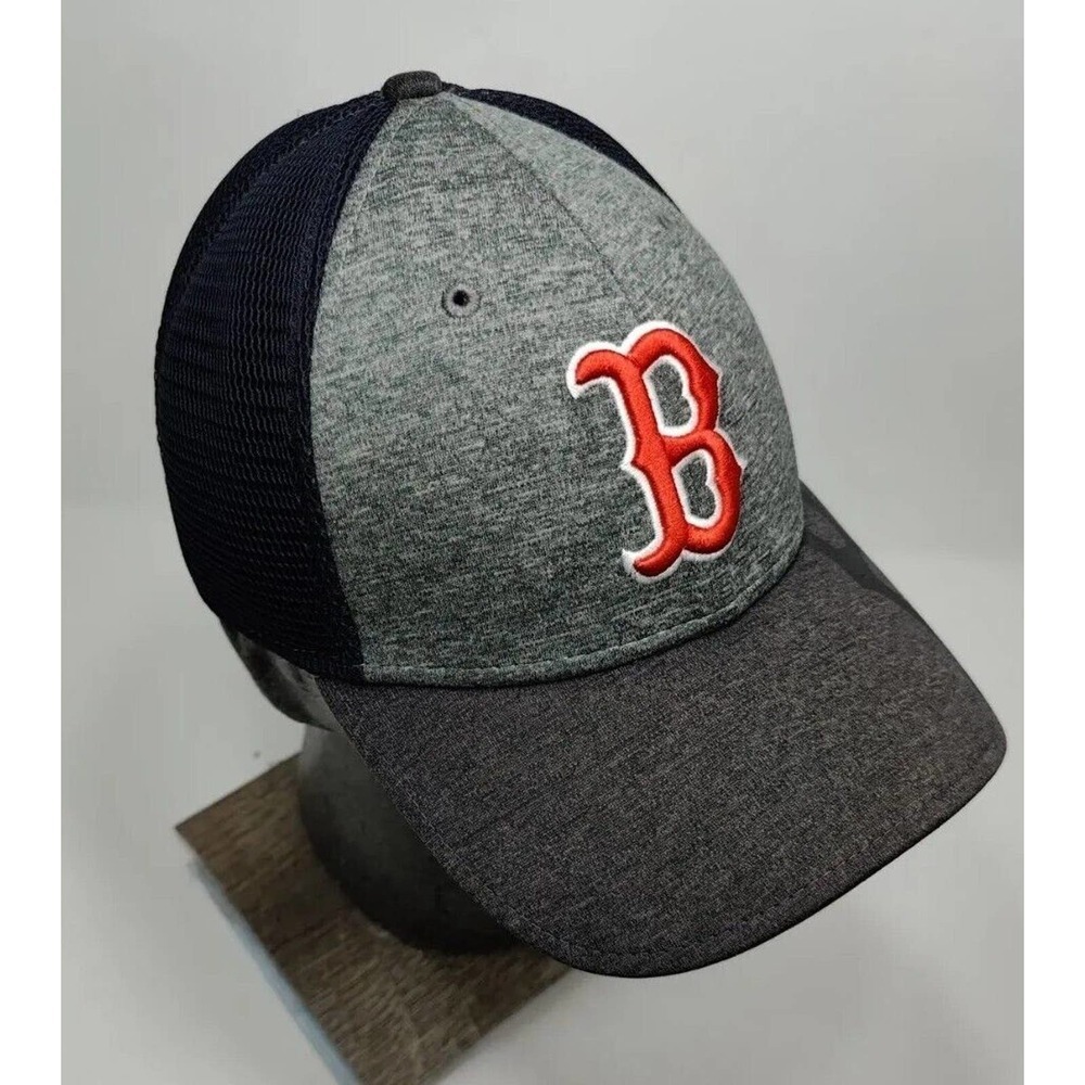Boston Red Sox Hat Gray Heathered Brim By New Era 39 Thirty MLB sz M/L - Picture 4 of 9